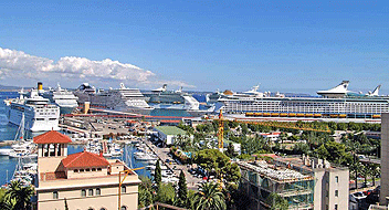 Nuevo récord de pasaje y tonelaje en cruceros en el puerto de Palma