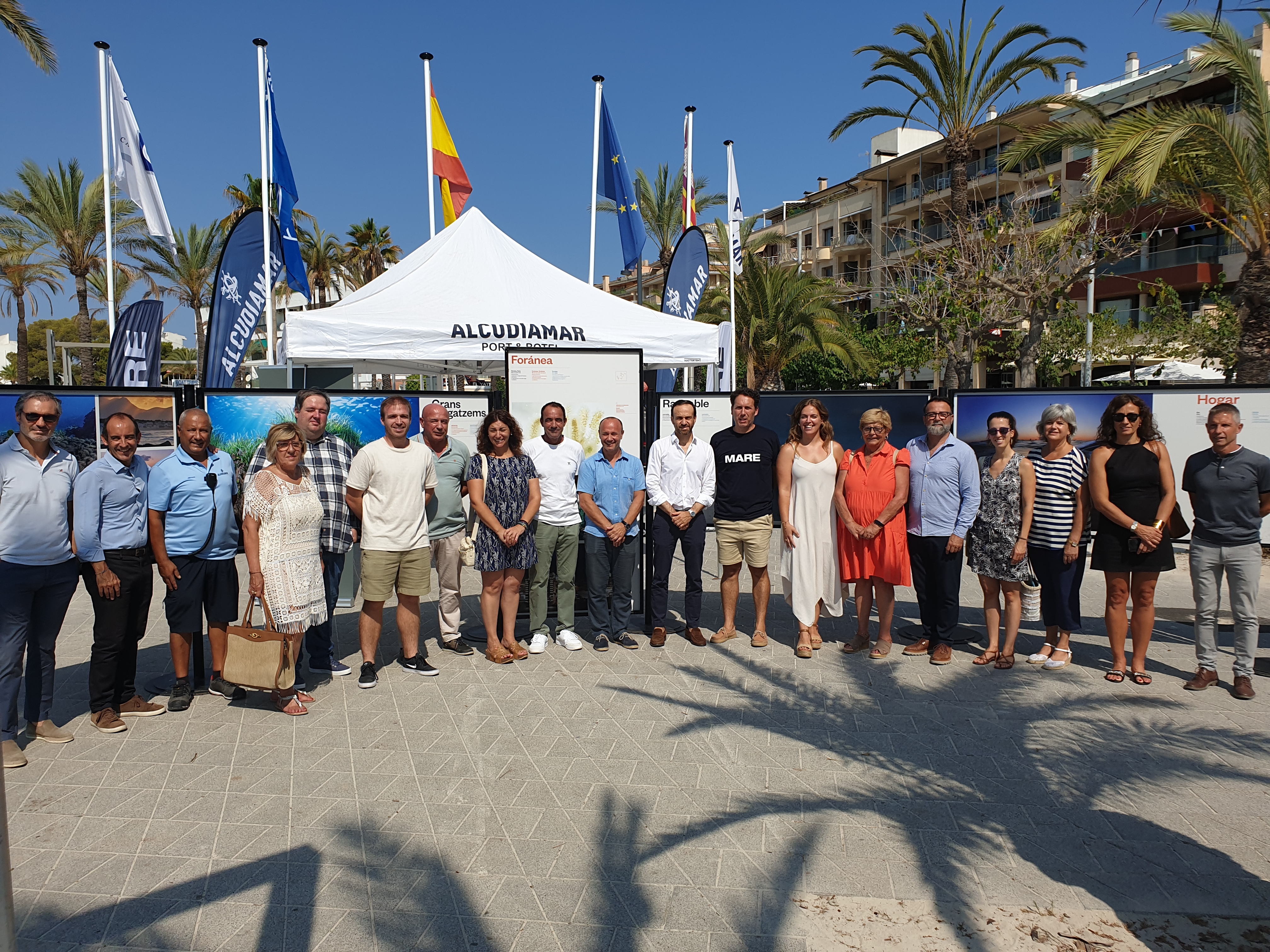 La APB colabora con la exposición del Certamen MARE en Alcudiamar 