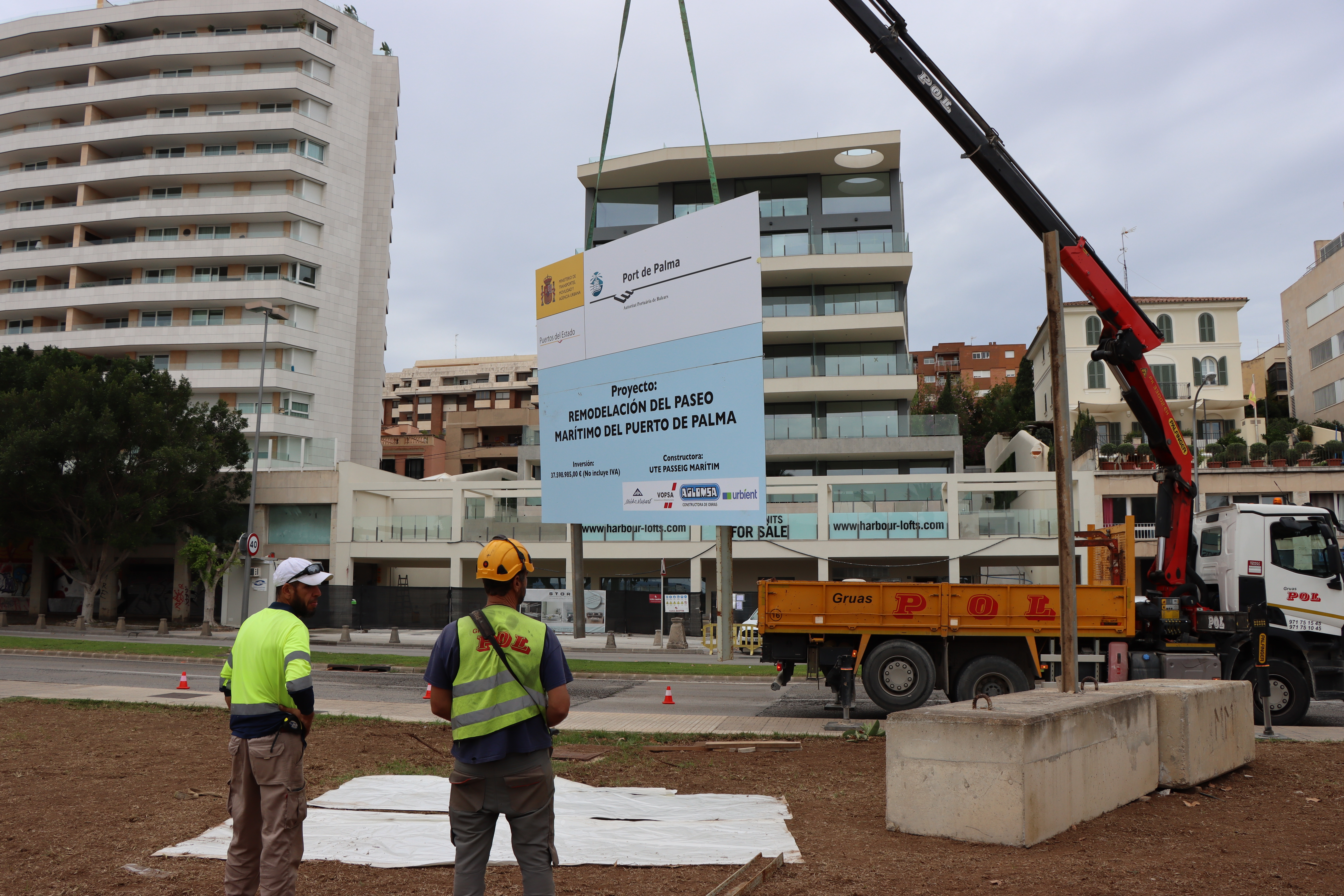 The work on Palma’s Seafront Promenade begins