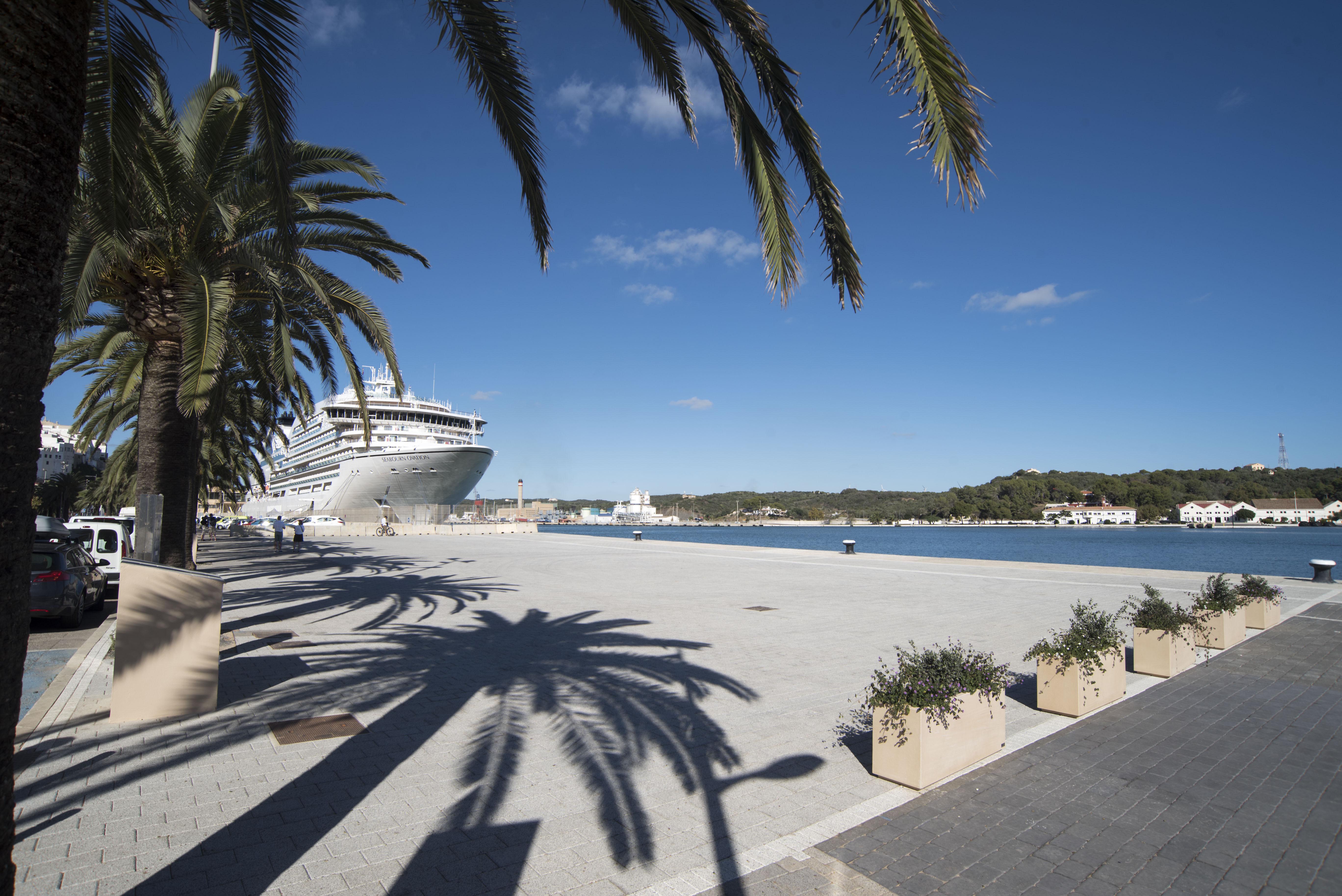 The cruise pier in the port of Maó will have a new children’s playground