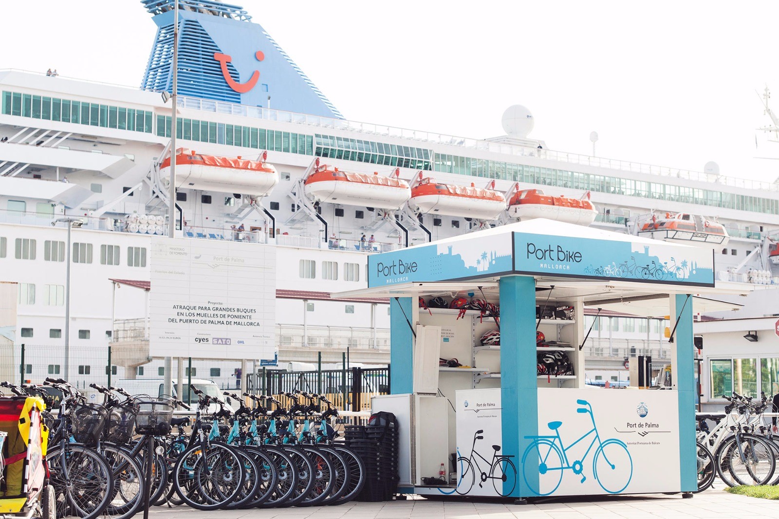 Mallorca Port Bike continuarà amb el lloguer de bicicletes elèctriques al port de Palma dirigit a turistes de creuers
