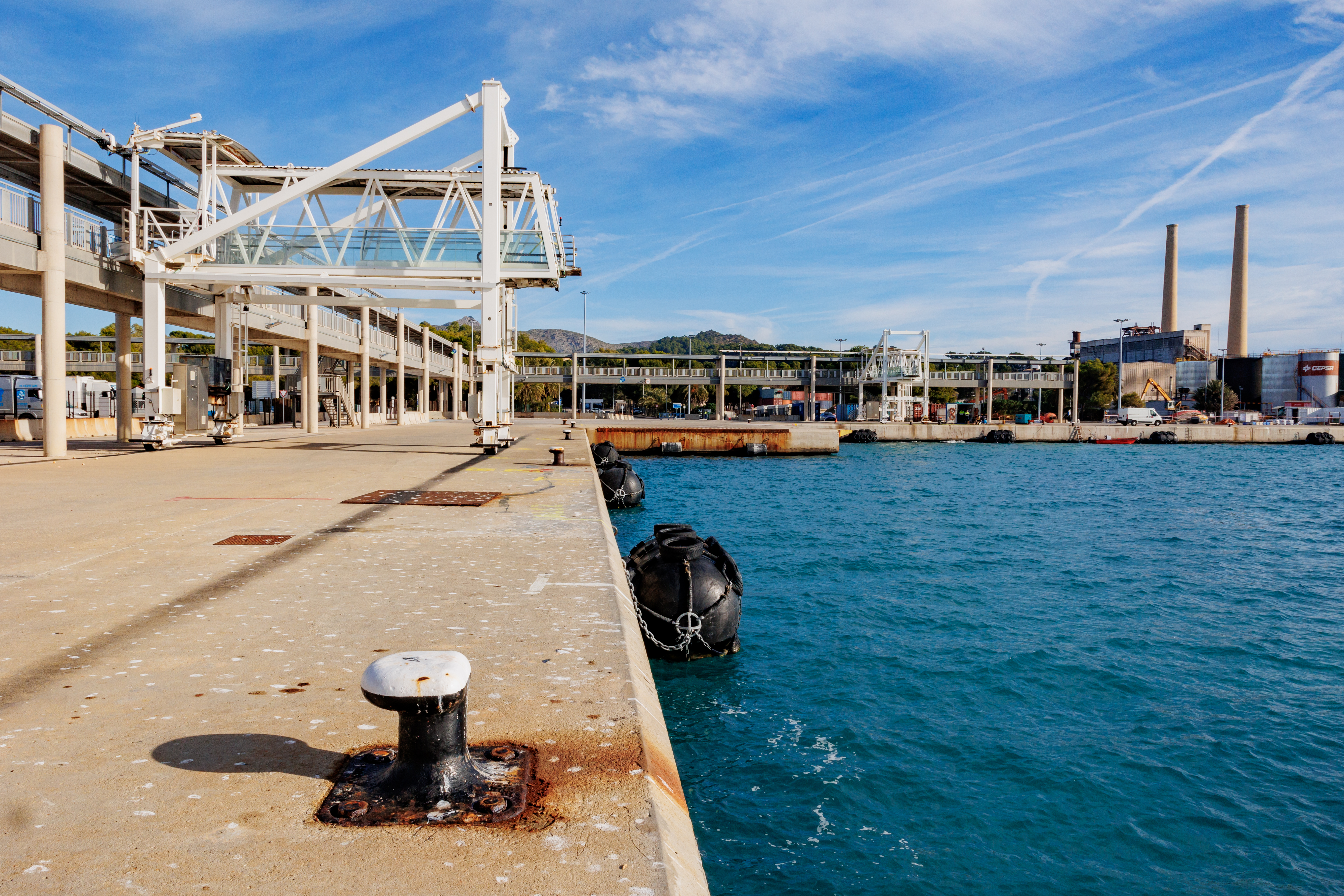 As part of its efforts to decarbonise the ports in the Balearic Islands, the APB has started work on its second shoreside electrical connection point