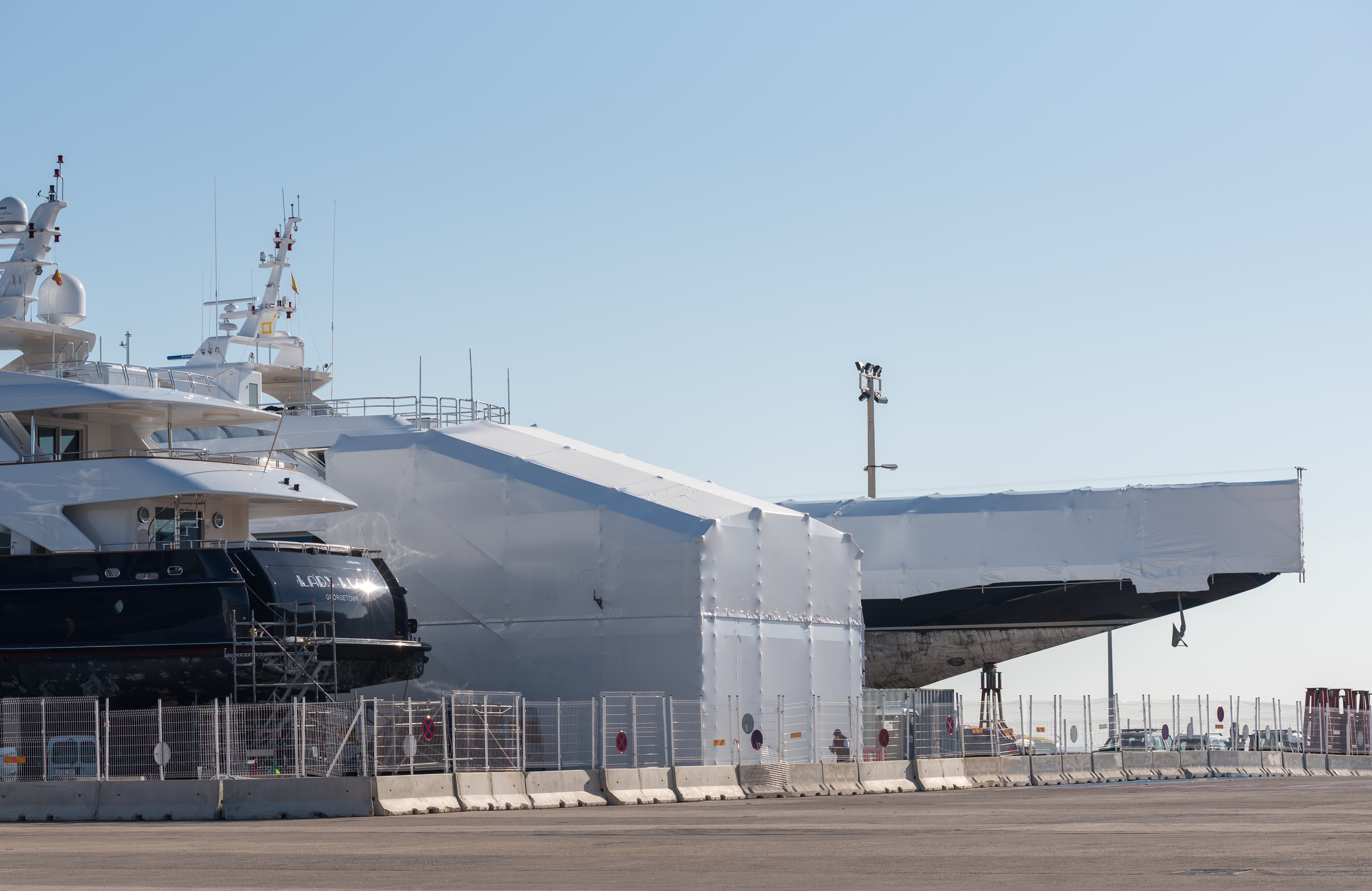 L'APB augmenta en més de 56 mil metres quadrats la superfície dedicada a reparació i manteniment d'embarcacions al port de Palma