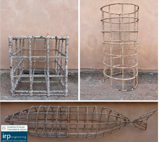 Arrecifes electrolíticos alimentados con salmuera