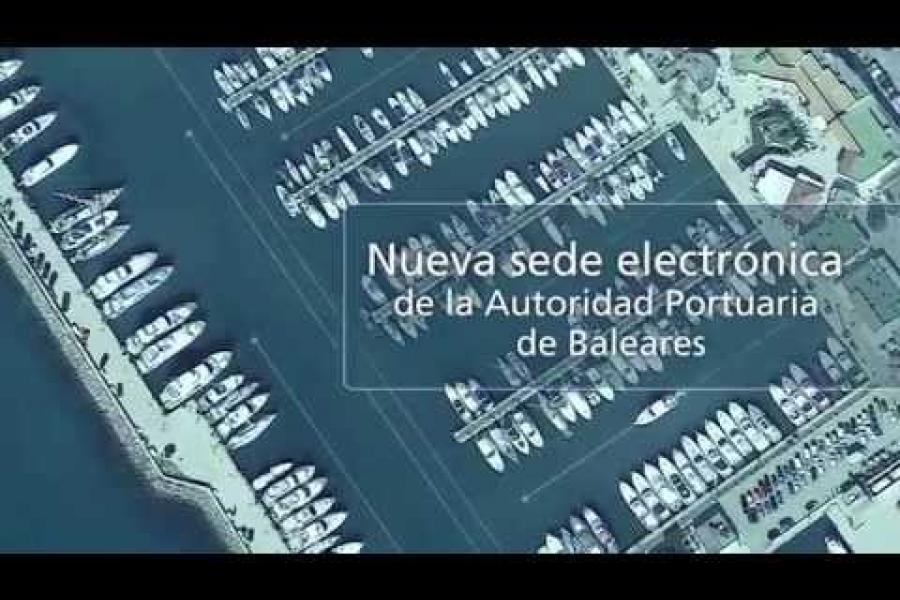 Nueva Sede Electrónica de la Autoritat Portuària de Balears.